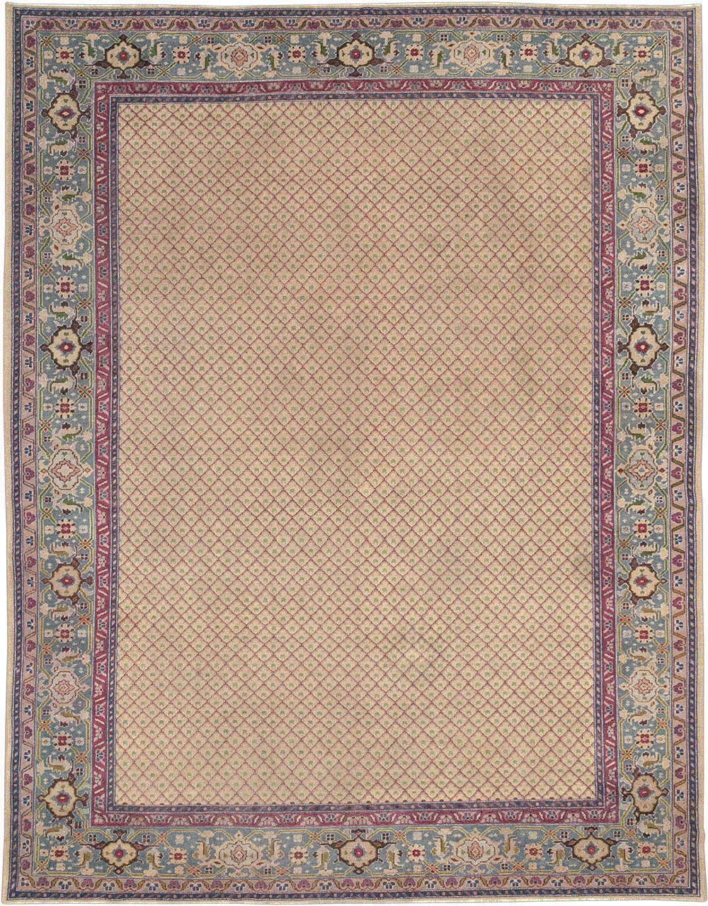 Vintage Indian Room Size Carpet, No.31828 - Staging