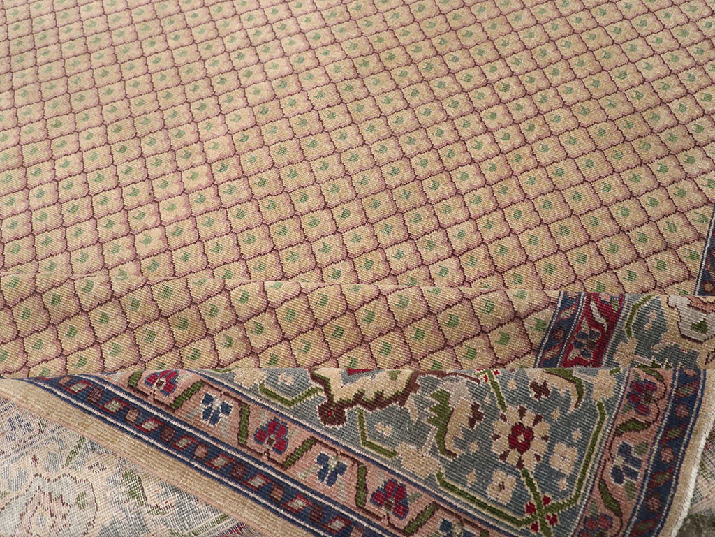 Vintage Indian Room Size Carpet, No.31828 - Staging