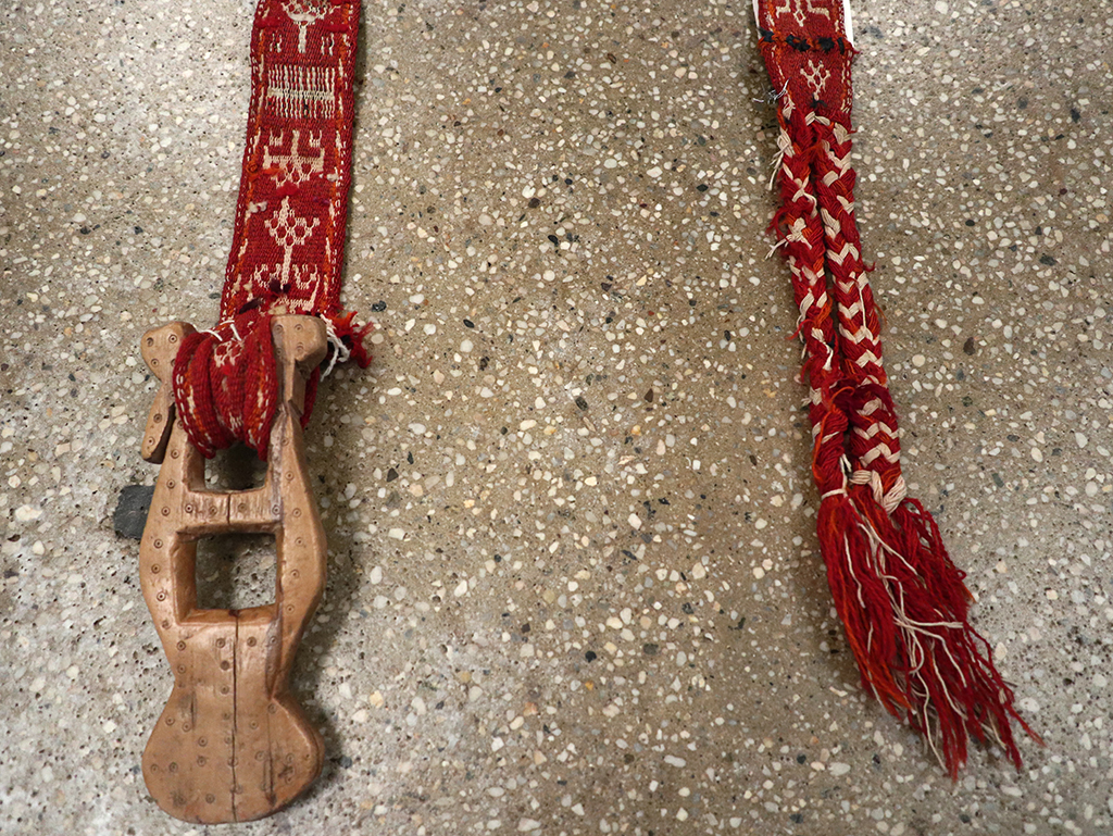 Vintage Persian Qashqai Tent Band, No.31835 - Staging