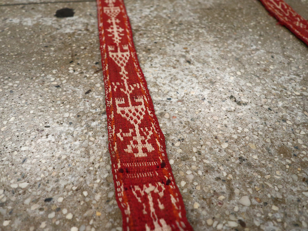 Vintage Persian Qashqai Tent Band, No.31835 - Staging