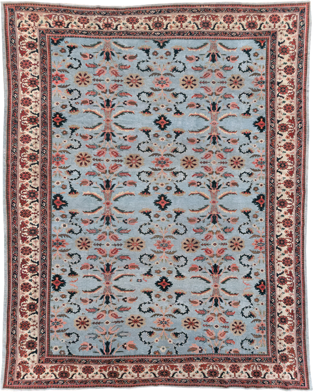 Antique Persian Sultanabad Carpet, No.31837 - Staging