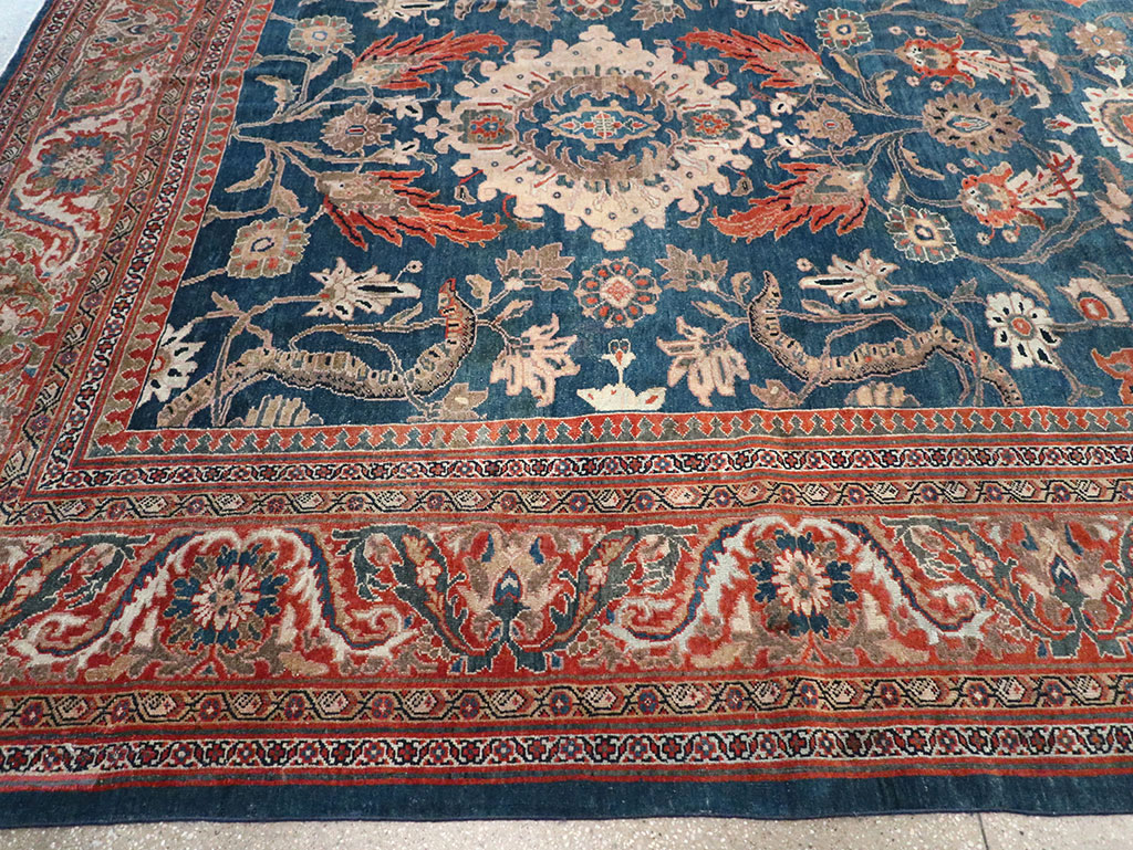 Antique Persian Sultanabad Oversize Rug, No.31847 - Staging