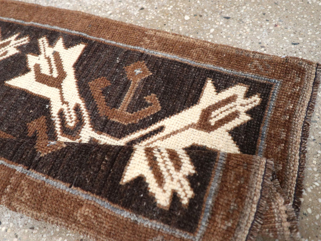 Vintage Turkish Anatolian Throw Rug, No.31855 - Staging