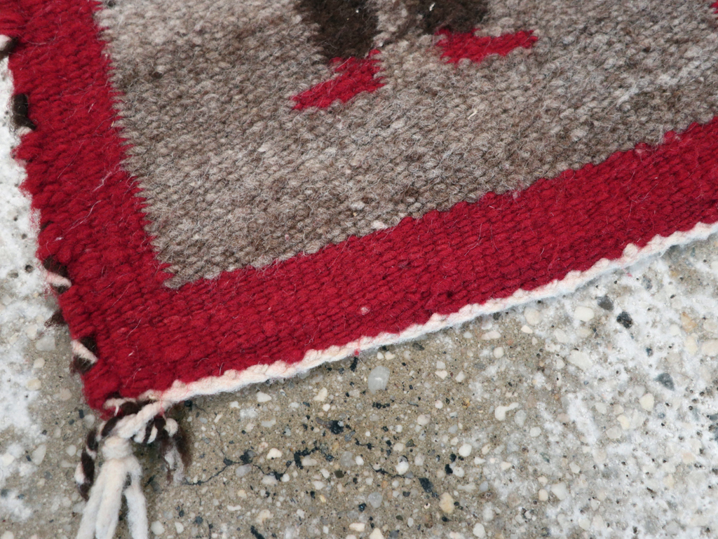 Vintage Pictorial Navajo Kilim, No.31866 - Staging