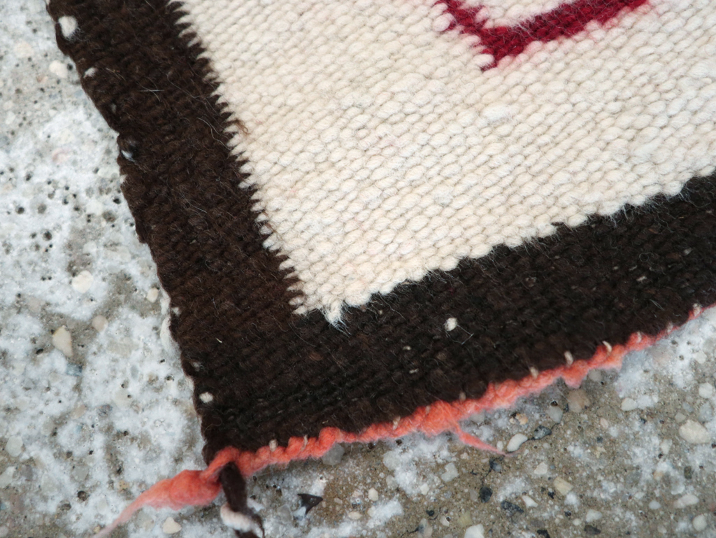 Vintage American Navajo Pictorial Kilim, No.31867 - Staging