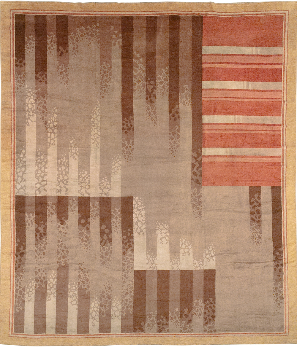 Vintage French Large Art Deco Carpet, No.31870 - Staging