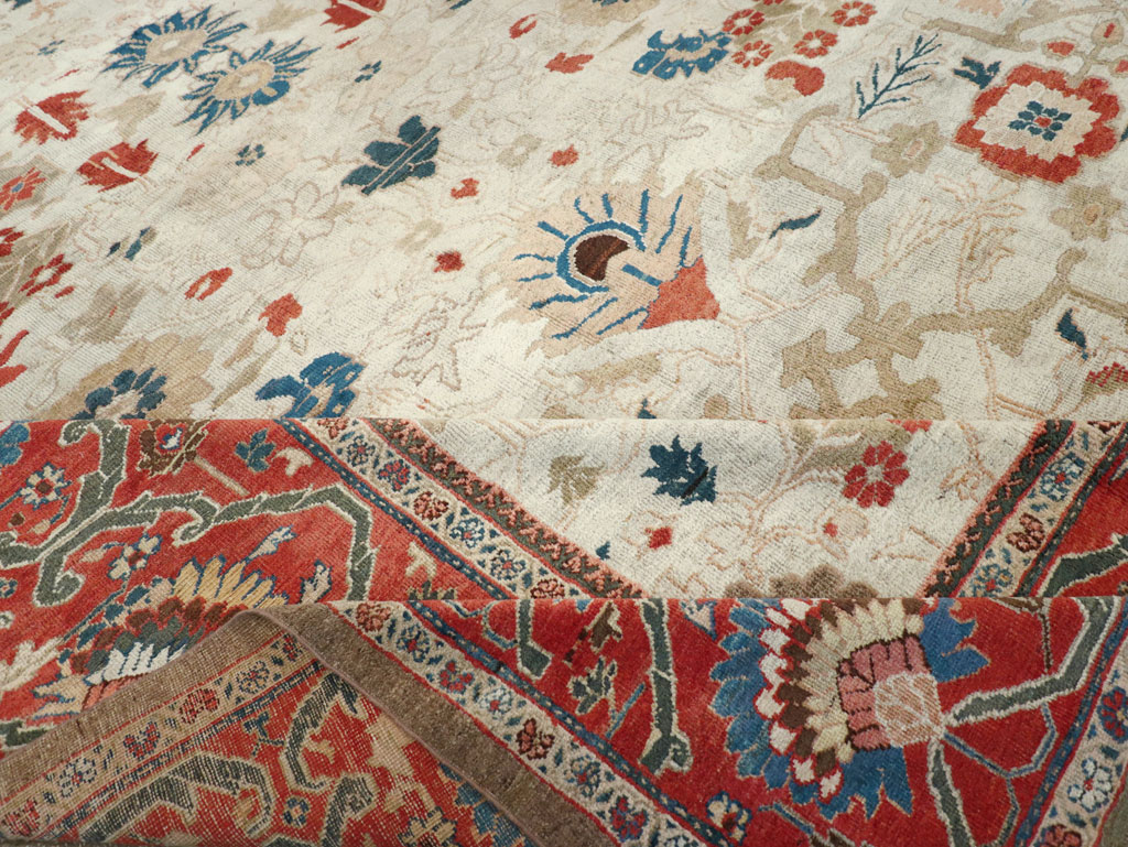 Antique Persian Sultanabad Large Carpet, No.31877 - Staging