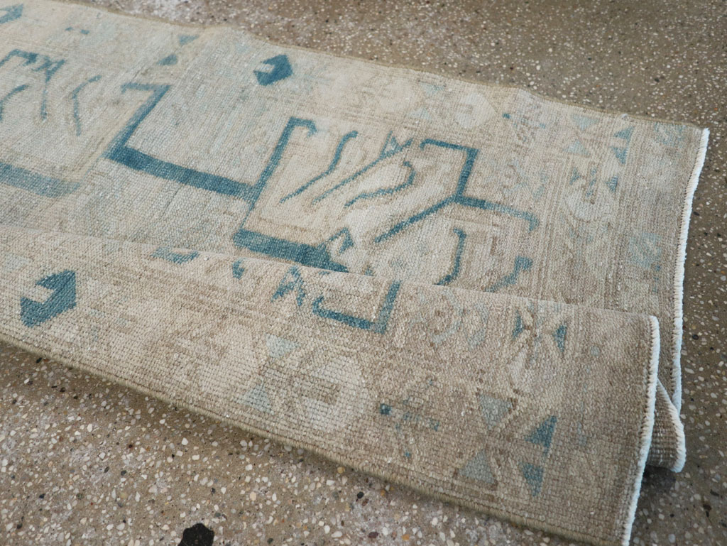 Vintage Persian Malayer Small Runner, No.31888 - Staging