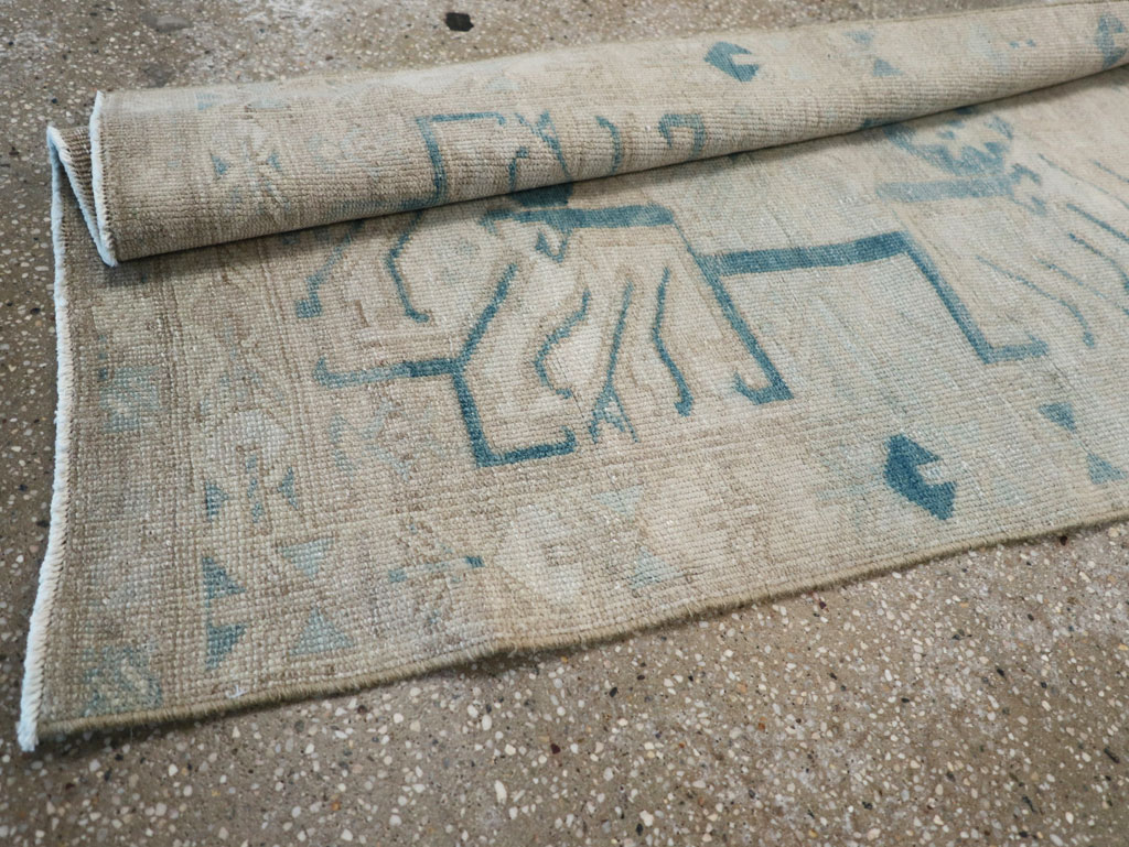 Vintage Persian Malayer Small Runner, No.31888 - Staging