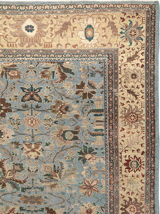 Antique Persian Mahal Large Room Size Carpet, No.31900 - Staging