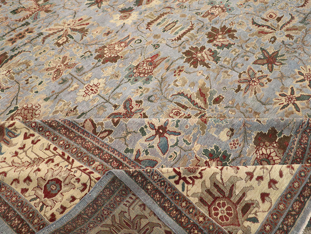 Antique Persian Mahal Large Room Size Carpet, No.31900 - Staging
