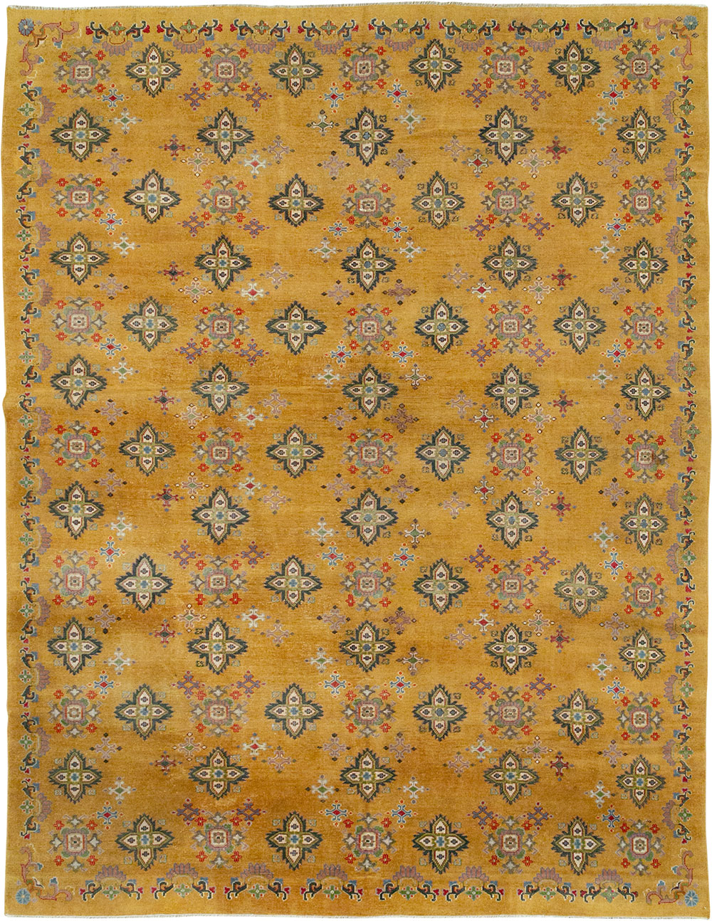 Vintage Indian Room Size Carpet, No.31921 - Staging