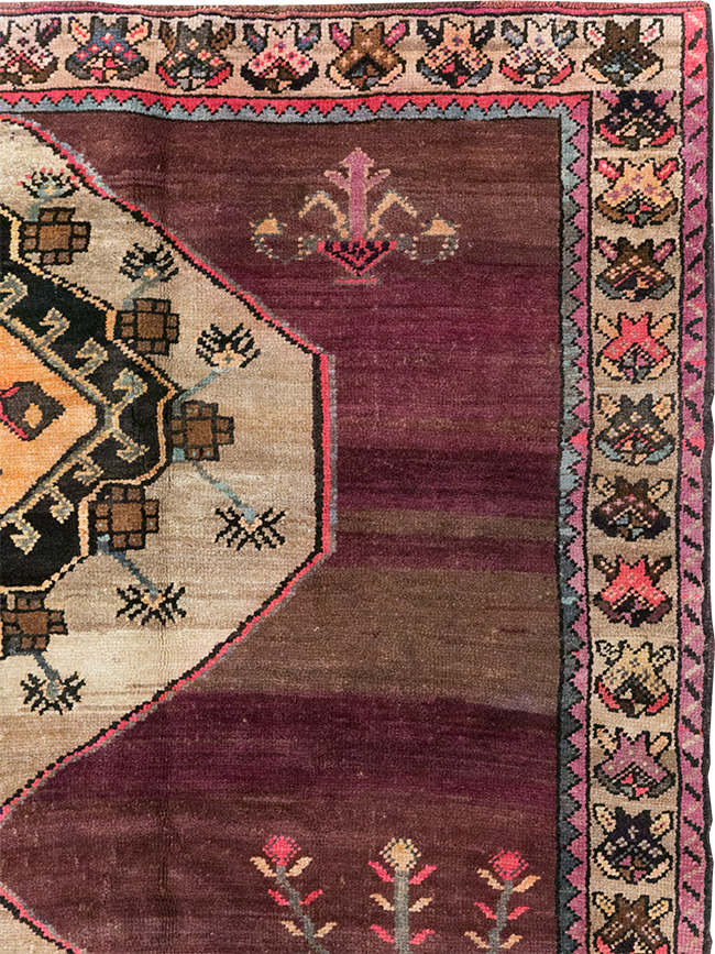 Vintage Turkish Anatolian Gallery Carpet, No.31927 - Staging