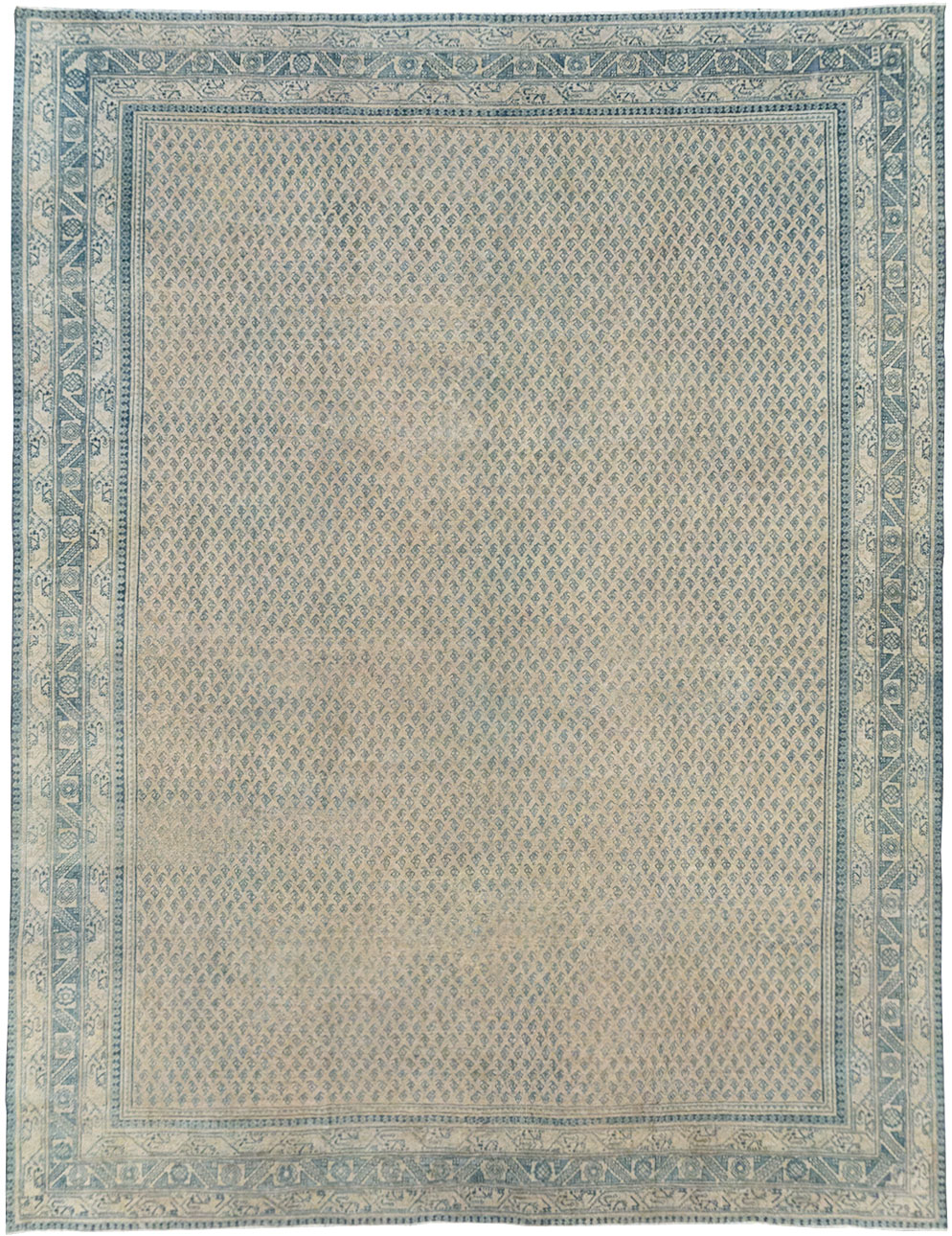 Vintage Persian Mir Saraband Room Size Carpet, No.31929 - Staging