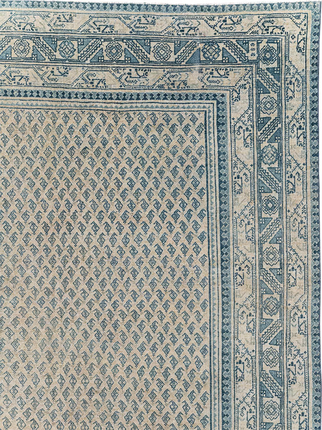 Vintage Persian Mir Saraband Room Size Carpet, No.31929 - Staging