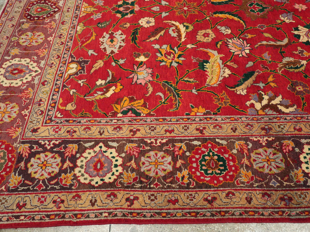 Antique Indian Amritsar Room Size Carpet, No.31935 - Staging