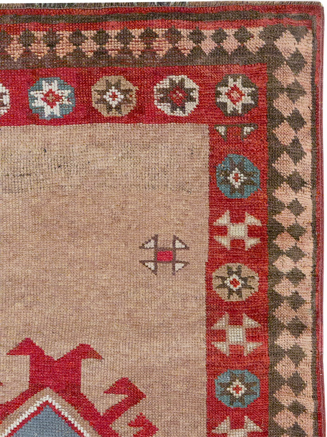 Antique Persian Camel Hair Serab Runner, No.31940 - Staging