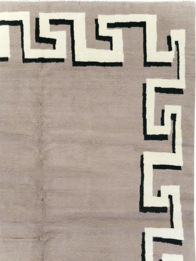 Modern Turkish Art Deco Carpet in the style of Christian Berard, No.31958 - Staging