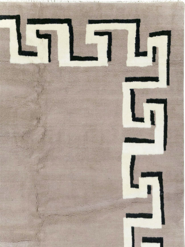 Modern Turkish Art Deco Carpet in the style of Christian Berard, No.31958 - Staging
