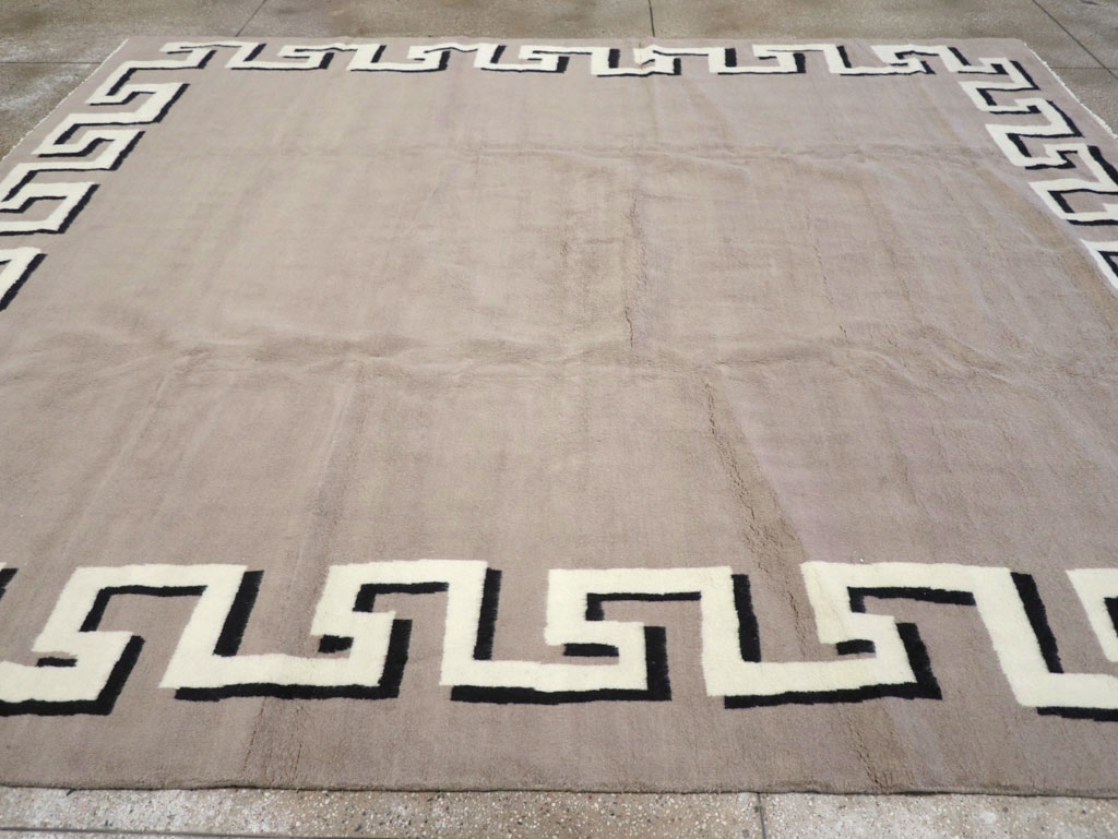 Modern Turkish Art Deco Carpet in the style of Christian Berard, No.31958 - Staging