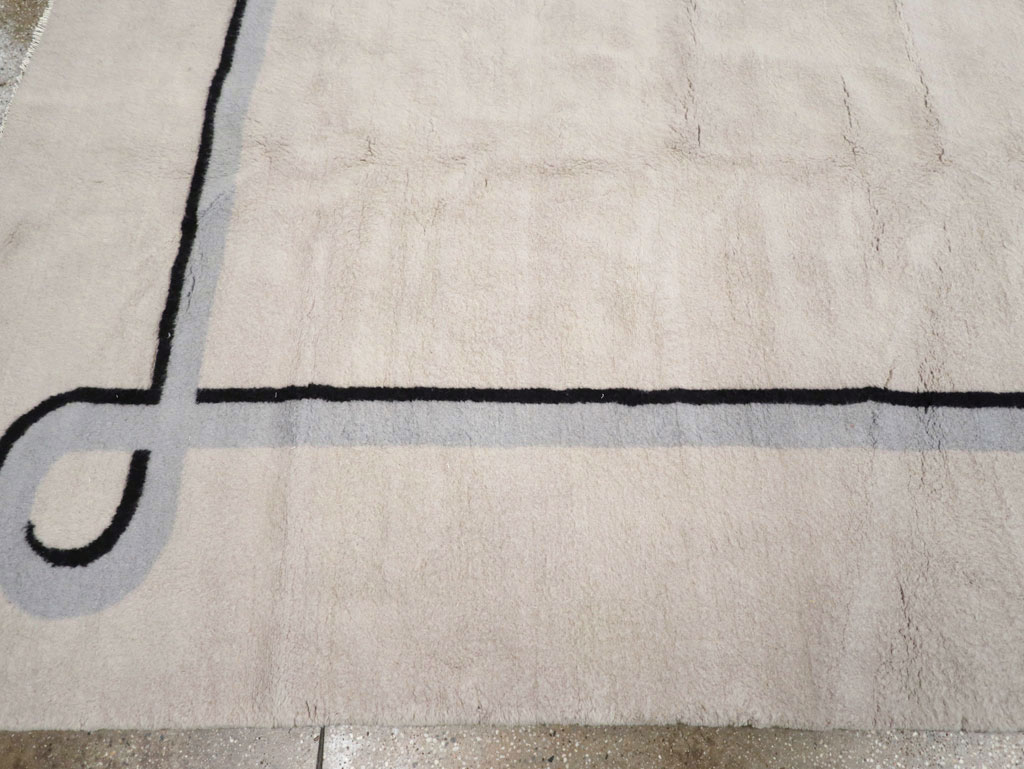 Modern Turkish Art Deco Carpet in the style of Andre Arbus, No.31959 - Staging