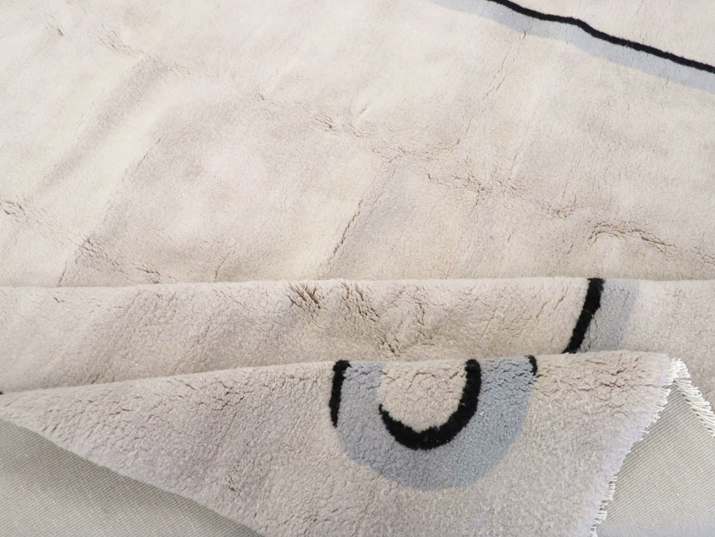 Modern Turkish Art Deco Carpet in the style of Andre Arbus, No.31959 - Staging