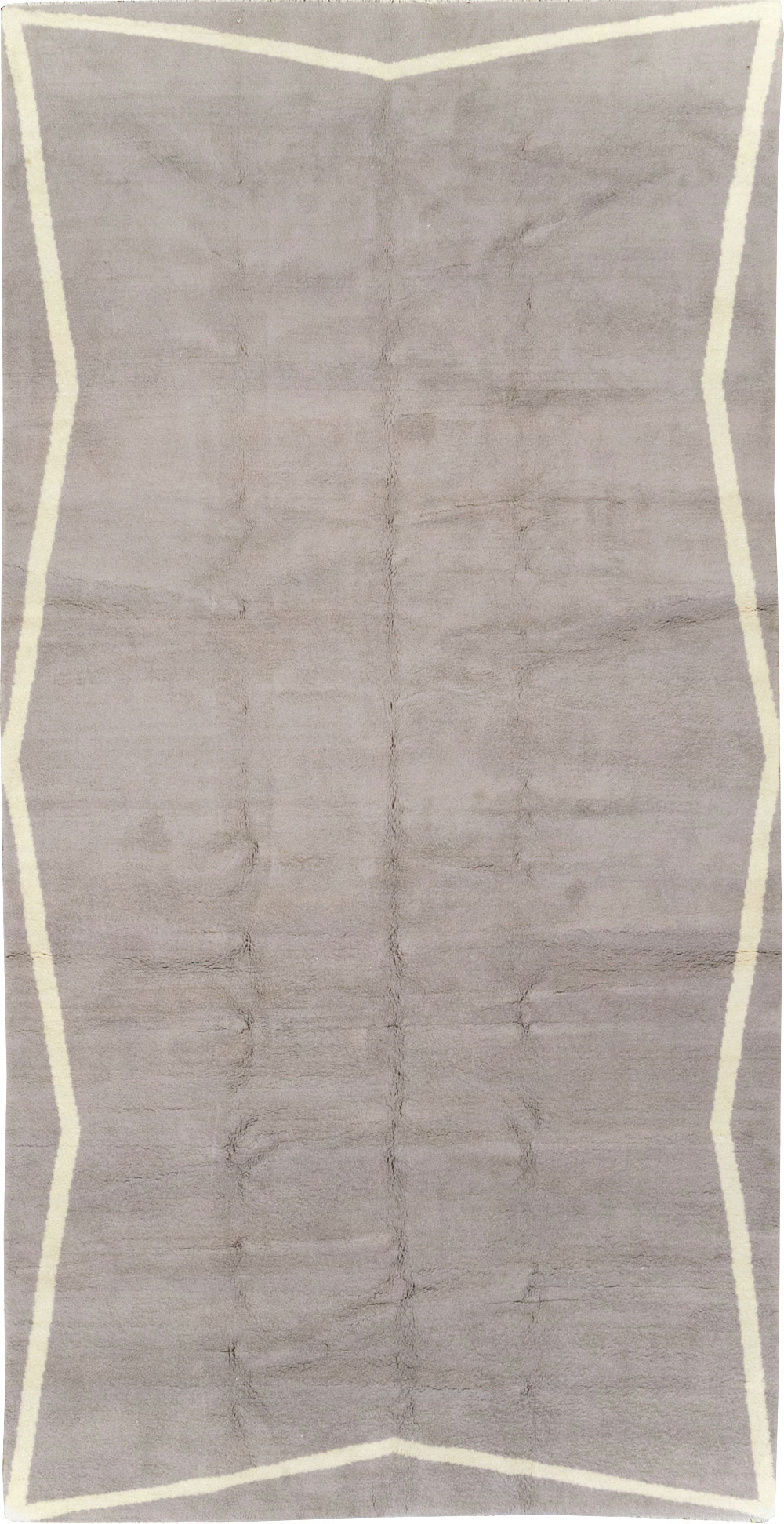 Modern Turkish Art Deco Wide Gallery Runner, No.31960 - Staging