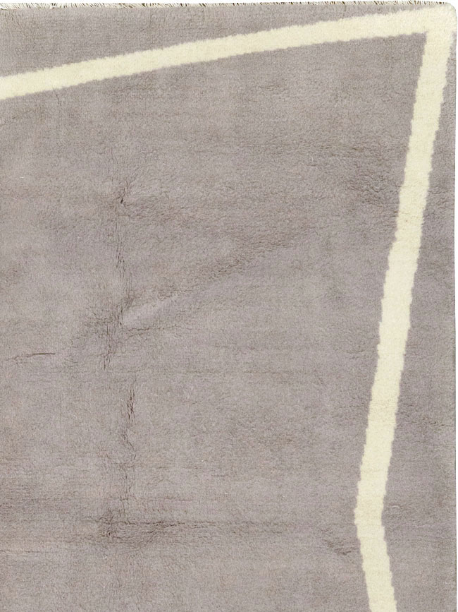 Modern Turkish Art Deco Wide Gallery Runner, No.31960 - Staging