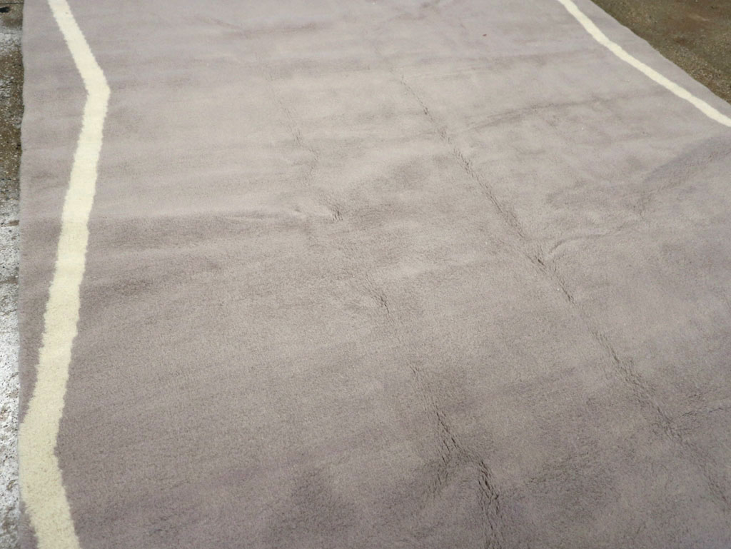 Modern Turkish Art Deco Wide Gallery Runner, No.31960 - Staging