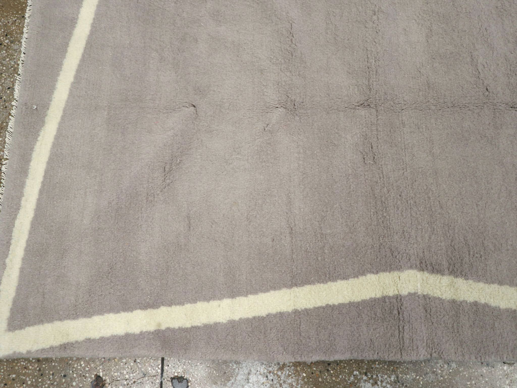 Modern Turkish Art Deco Wide Gallery Runner, No.31960 - Staging