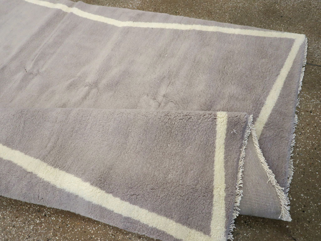 Modern Turkish Art Deco Wide Gallery Runner, No.31960 - Staging