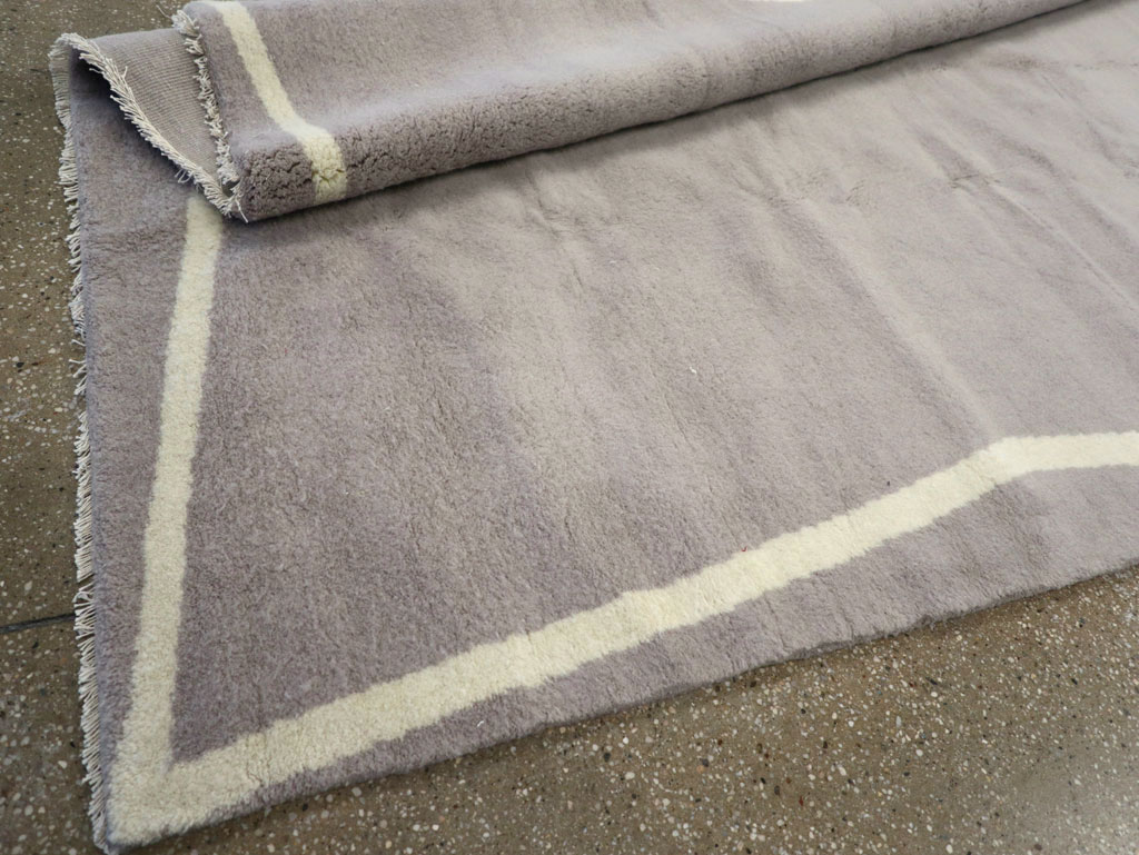 Modern Turkish Art Deco Wide Gallery Runner, No.31960 - Staging