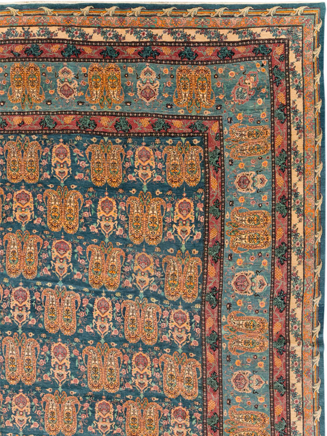 Persian Senneh Oversize Carpet, No.31961 - Staging