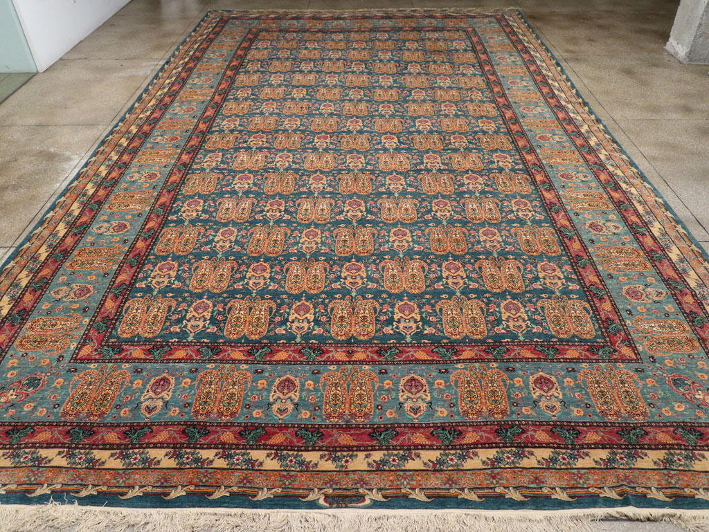 Persian Senneh Oversize Carpet, No.31961 - Staging