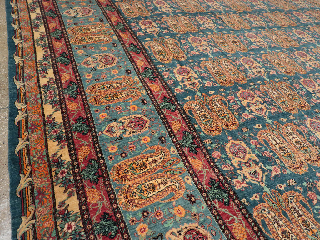 Persian Senneh Oversize Carpet, No.31961 - Staging