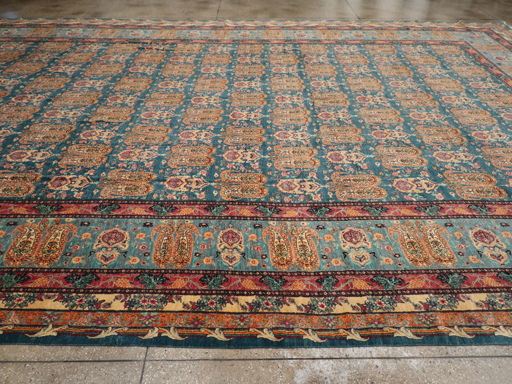 Persian Senneh Oversize Carpet, No.31961 - Staging