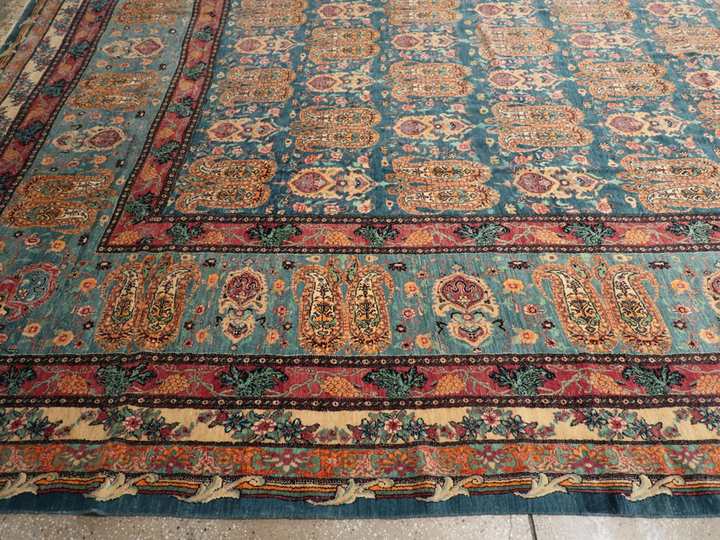 Persian Senneh Oversize Carpet, No.31961 - Staging