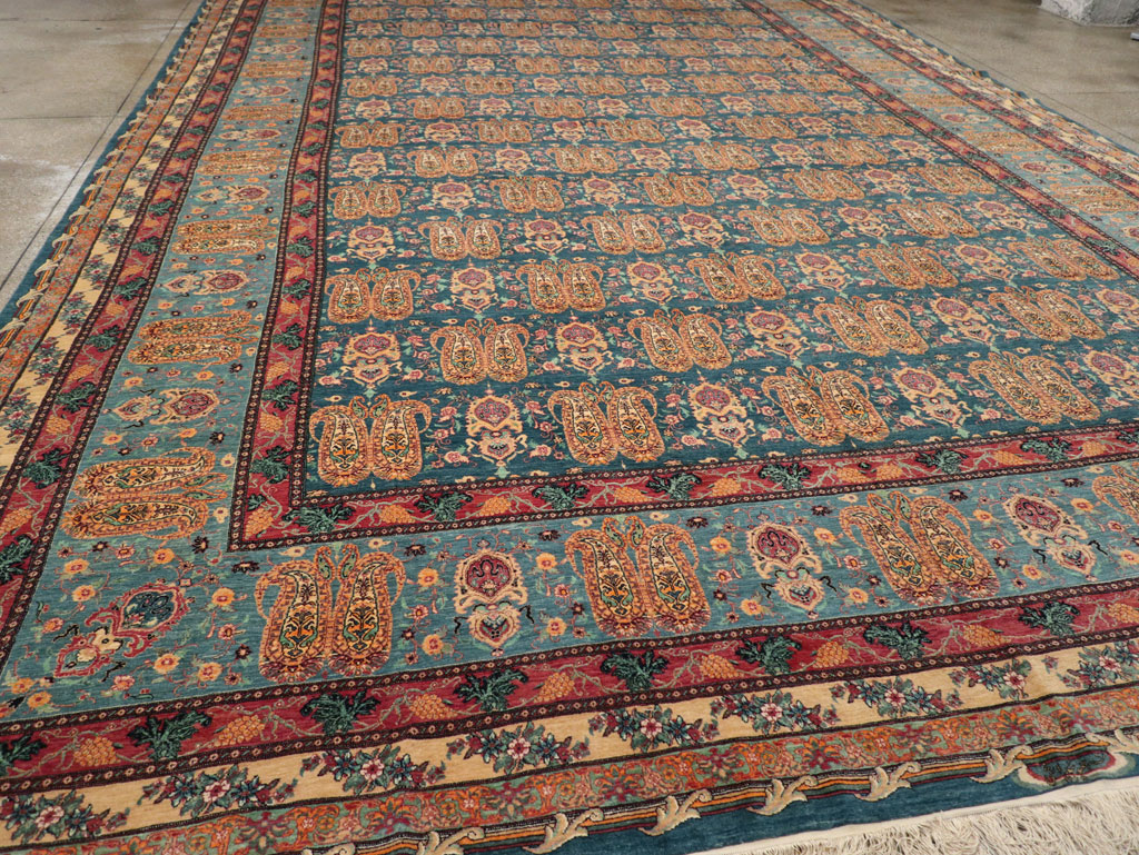 Persian Senneh Oversize Carpet, No.31961 - Staging