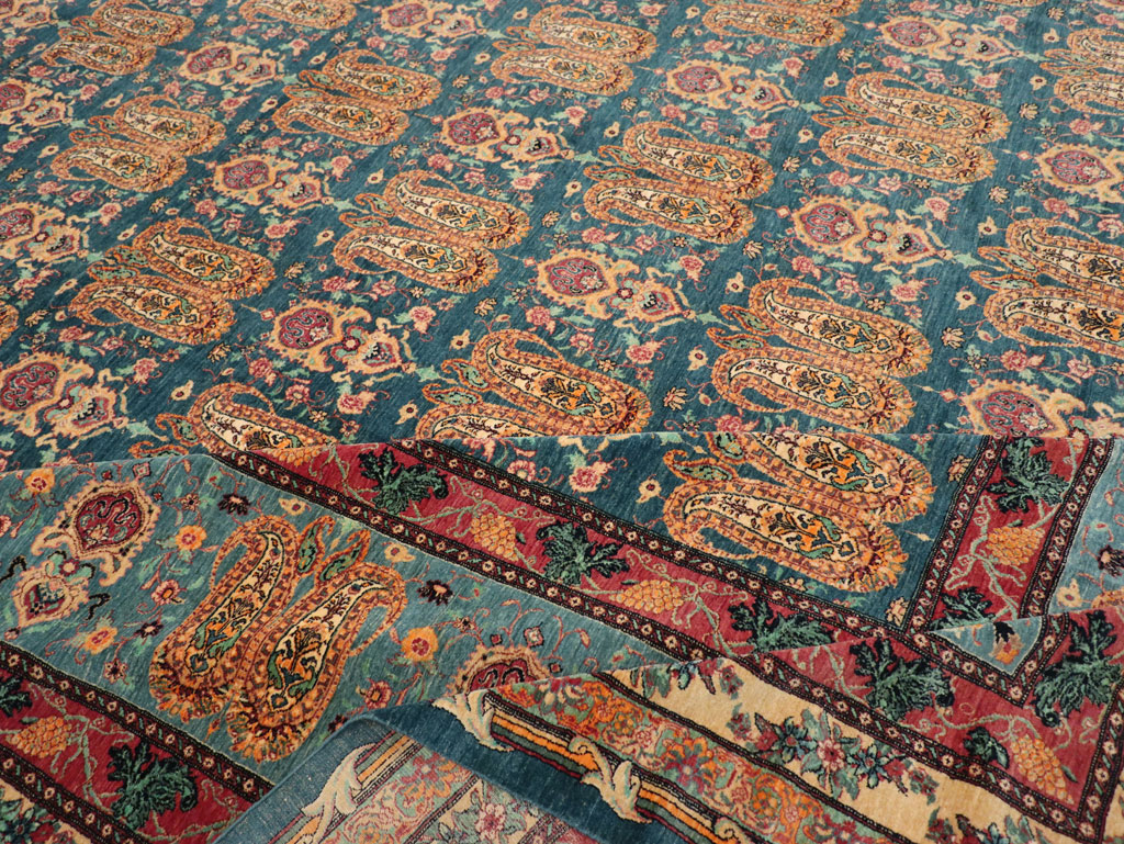 Persian Senneh Oversize Carpet, No.31961 - Staging