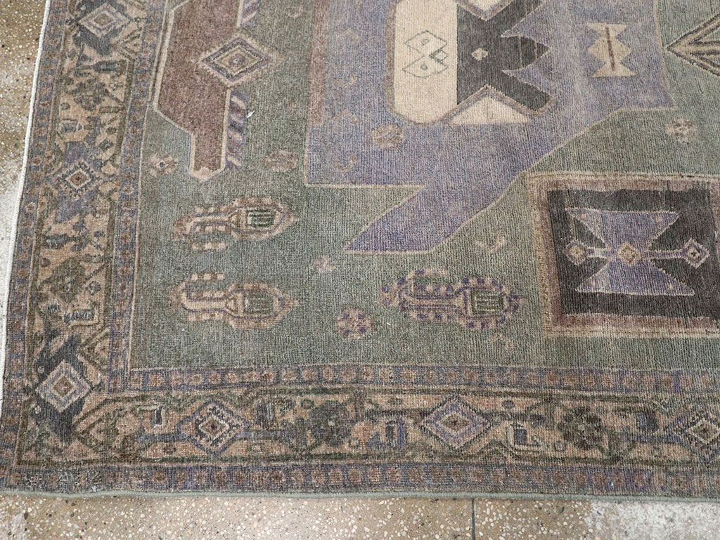 Vintage Persian Bidjar Runner, No.31979 - Staging