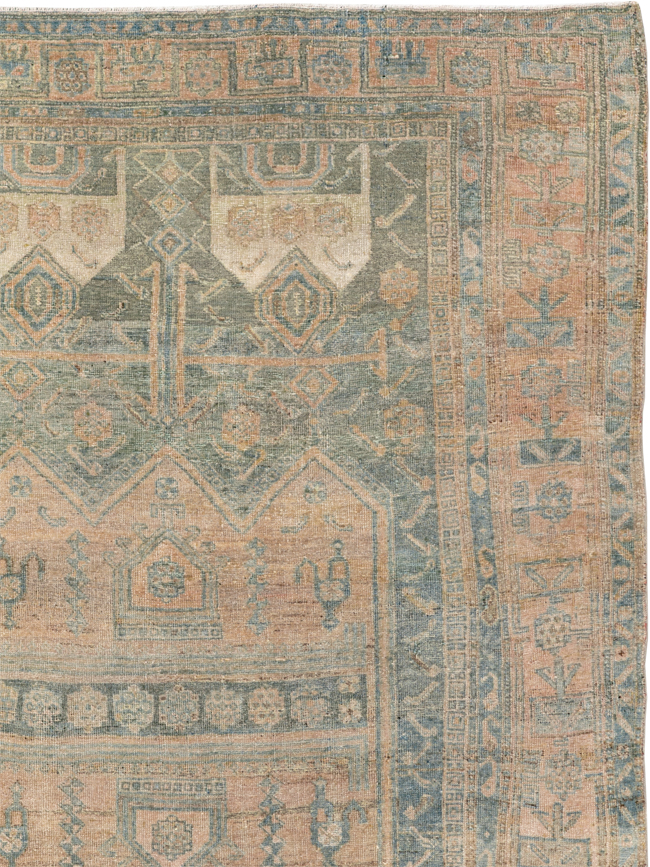 Antique Persian Lori Small Gallery Carpet, No.31981 - Staging