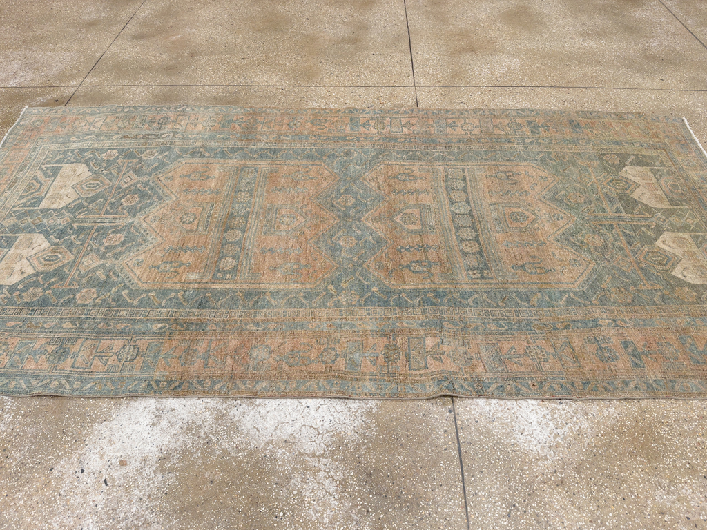 Antique Persian Lori Small Gallery Carpet, No.31981 - Staging
