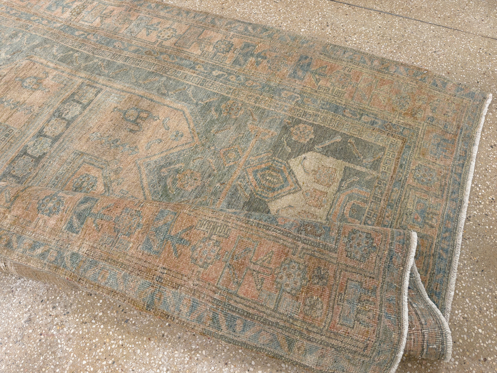 Antique Persian Lori Small Gallery Carpet, No.31981 - Staging