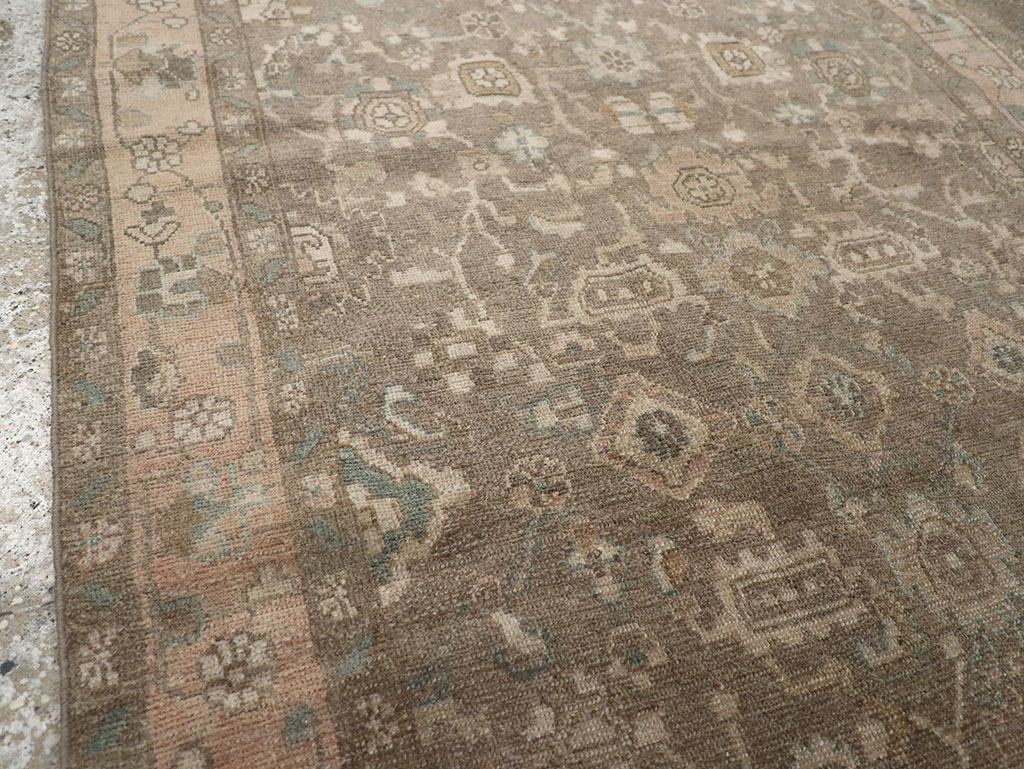 Vintage Persian Malayer Accent Rug, No.31992 - Staging