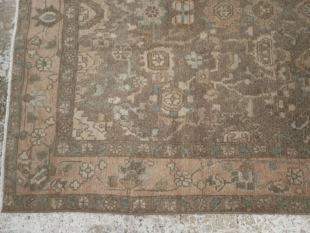 Vintage Persian Malayer Accent Rug, No.31992 - Staging
