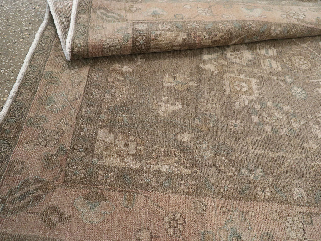 Vintage Persian Malayer Accent Rug, No.31992 - Staging