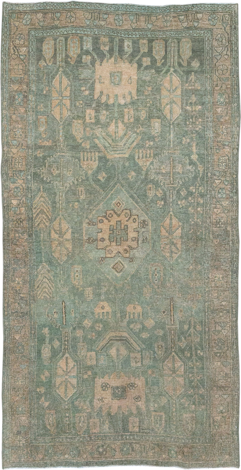 Antique Persian Kurdish Rug, No.31994 - Staging