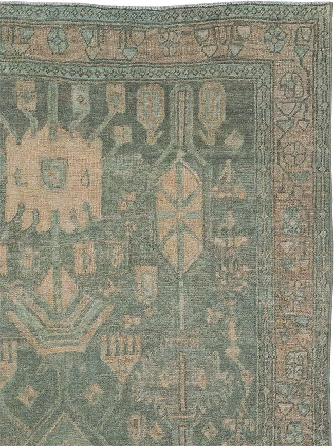 Antique Persian Kurdish Rug, No.31994 - Staging