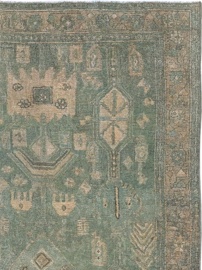Antique Persian Kurdish Rug, No.31994 - Staging