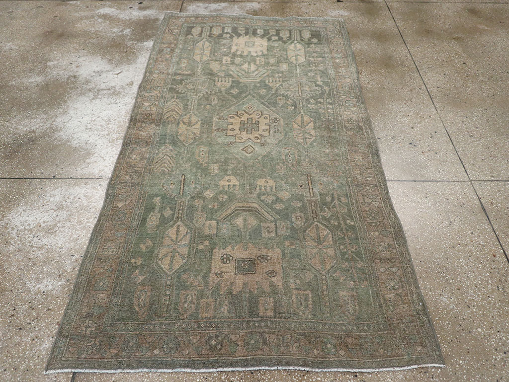 Antique Persian Kurdish Rug, No.31994 - Staging